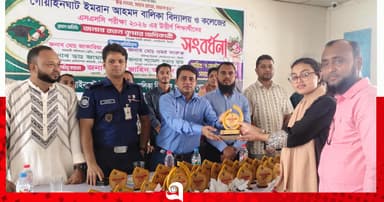 গোয়াইনঘাটে এসএসসি পরীক্ষায় উত্তীর্ণ কৃতী শিক্ষার্থীদের সংবর্ধনা