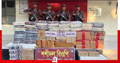 ব্রাহ্মণবাড়িয়া সীমান্তে ৮৫ লাখ টাকার ভারতীয় অবৈধ মালামাল জব্দ