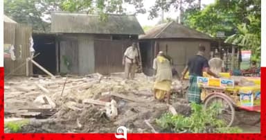 দুই ভাইয়ের ক্ষমতার দাপট, বৃদ্ধের দোকান গুঁড়িয়ে দেওয়ার অভিযোগ
