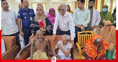 গুরুদাসপুরে কাতার চ্যারিটির উপকরণ বিতরণ
