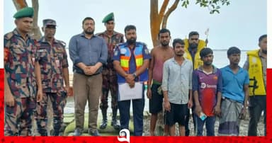 শ্যামনগরে নদী থেকে বালু উত্তোলনের অভিযোগে জরিমানা