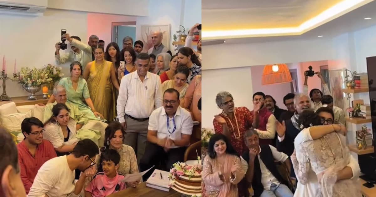 পরিবারের সদস্য ও ঘনিষ্ঠ বন্ধুদের উপস্থিতিতে আইনি প্রক্রিয়ায় বিয়ের নিবন্ধন সম্পন্ন করেন এই তারকা জুটি। বিয়ের আনুষ্ঠানিকতা শেষে উপস্থিত অতিথিদের করতালির মধ্যে নাচে মেতে ওঠেন আমির ও গৌরি। একে অপরকে জড়িয়ে ধরে রোমান্টিক নাচে অংশ নেওয়ার সময় তাদের মুখে ছিল আনন্দের উচ্ছ্বাস।