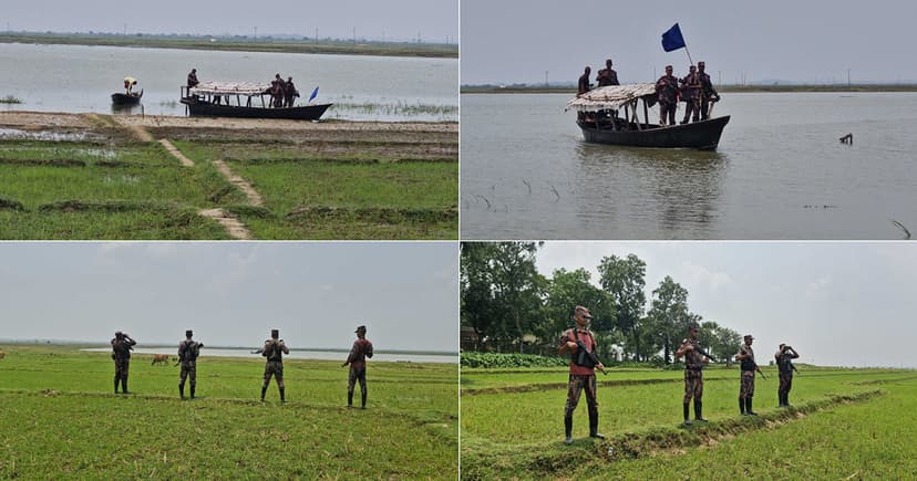 এবার নদীপথে পুশইনের চেষ্টা ভারতের